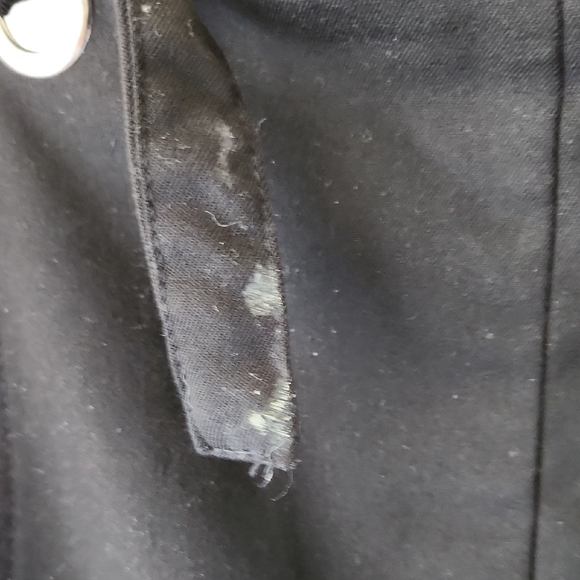 H&M Divided Black Overalls Sz 4 Tie Straps Cotton Blend Casual Weekend Wear Boho - Picture 13 of 15